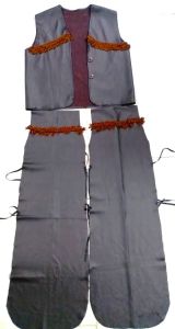 Kids Costumes to Hire - Cowboy - leather waistcoat & chaps - CHILD